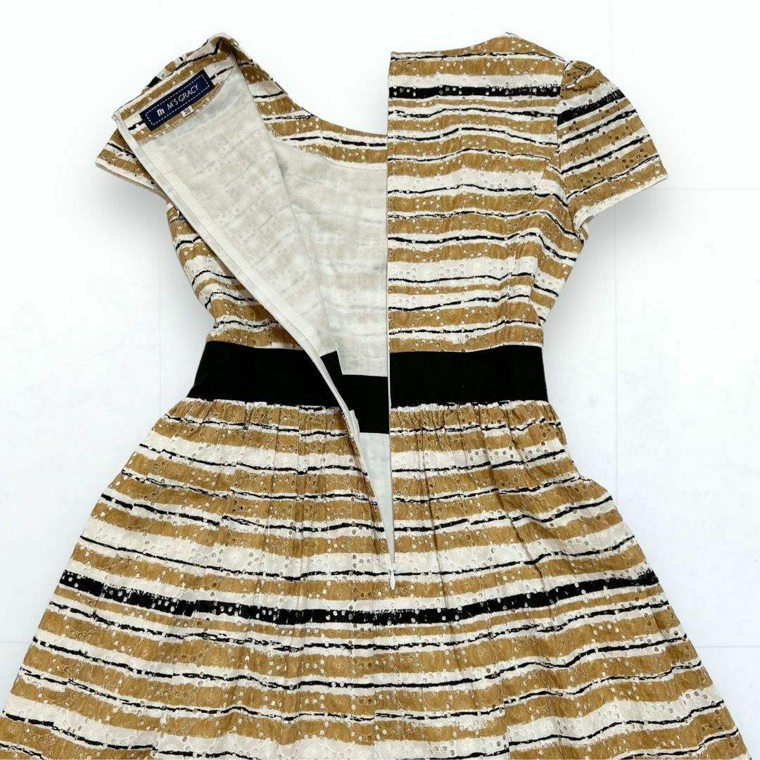 M'S GRACY - 美品*M'SGRACY 花柄 カットワーク レース M'S GRACY - 美品*M'SGRACY 花柄 カットワーク レース