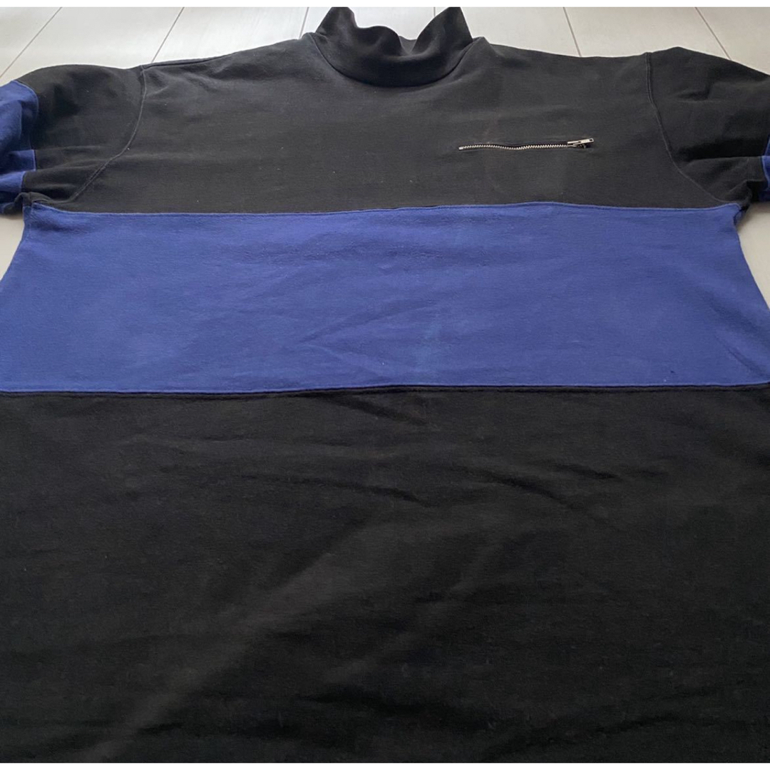 POLO RALPH LAUREN(ポロラルフローレン)の90s POLO ラルフローレン HI TECH NECK black XL メンズのトップス(Tシャツ/カットソー(七分/長袖))の商品写真