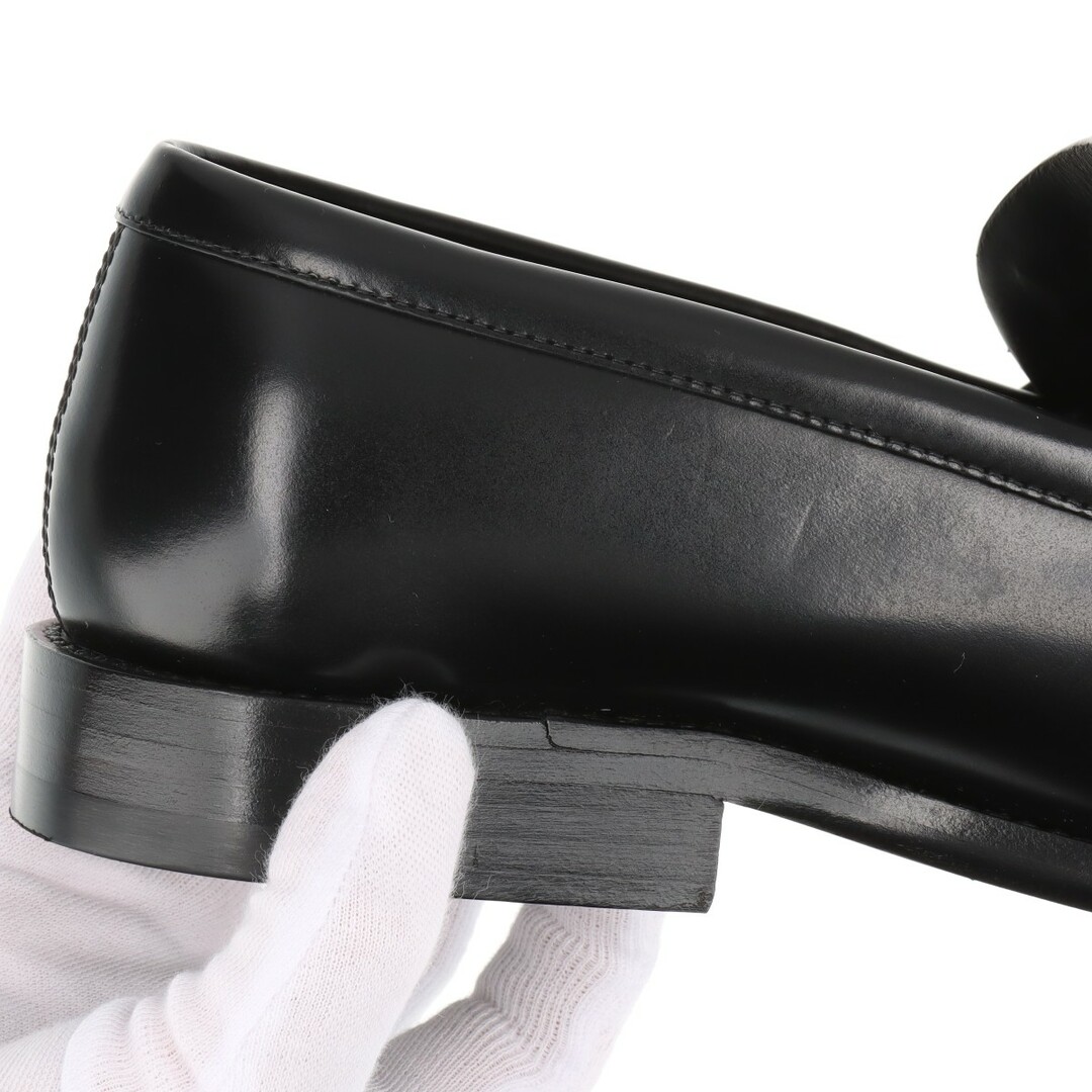 LOUIS VUITTON(ルイヴィトン)のヴィトン ルイライン レザー 6.5 ブラック メンズ ローファー メンズの靴/シューズ(その他)の商品写真