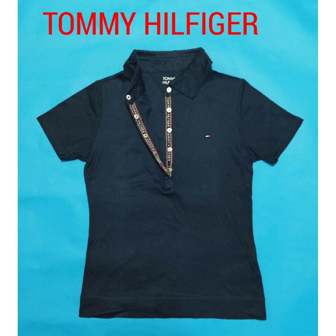 TOMMY HILFIGER(トミーヒルフィガー)の【美品】TOMMY HILFIGER(トミーヒルフィガー)ポロシャツ S レディースのトップス(ポロシャツ)の商品写真