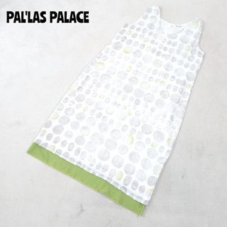 ★PAL'LAS PALACE パラスパレス★総柄 ノースリーブ ワンピース(ひざ丈ワンピース)