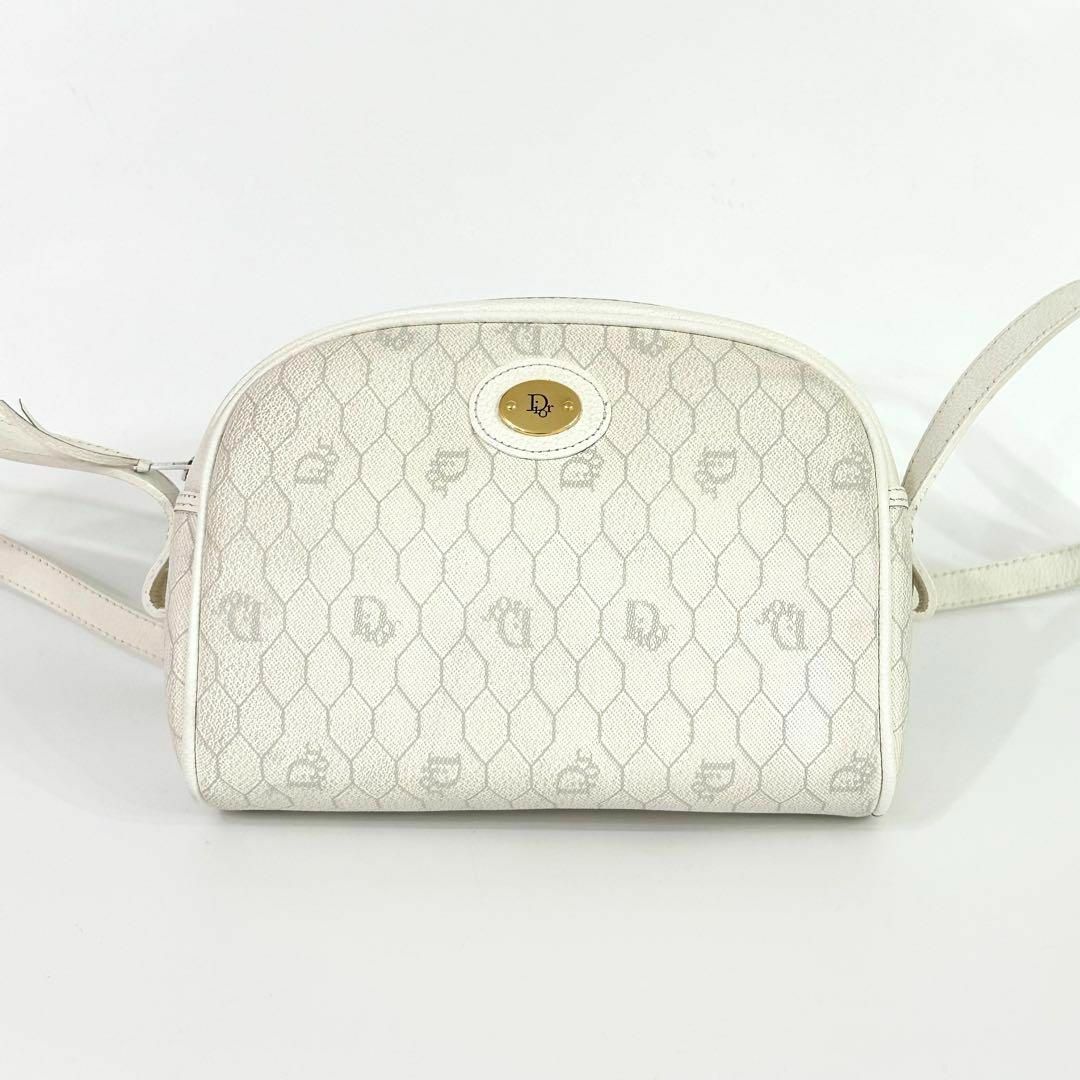 Christian Dior(クリスチャンディオール)のディオール Dior ショルダーバッグ ハニカム ロゴプレート ホワイト 白 レディースのバッグ(ショルダーバッグ)の商品写真