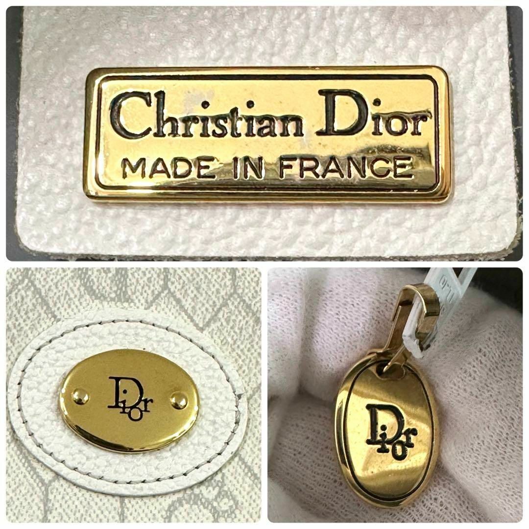Christian Dior(クリスチャンディオール)のディオール Dior ショルダーバッグ ハニカム ロゴプレート ホワイト 白 レディースのバッグ(ショルダーバッグ)の商品写真