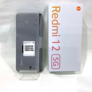 【開封済み：簡易操作のみ使用】Xiaomi Redmi 12 5G XIG03SKA ミッドナイトブラック  ネットワーク制限〇（KDDI）【中古】KB-8462(スマートフォン本体)