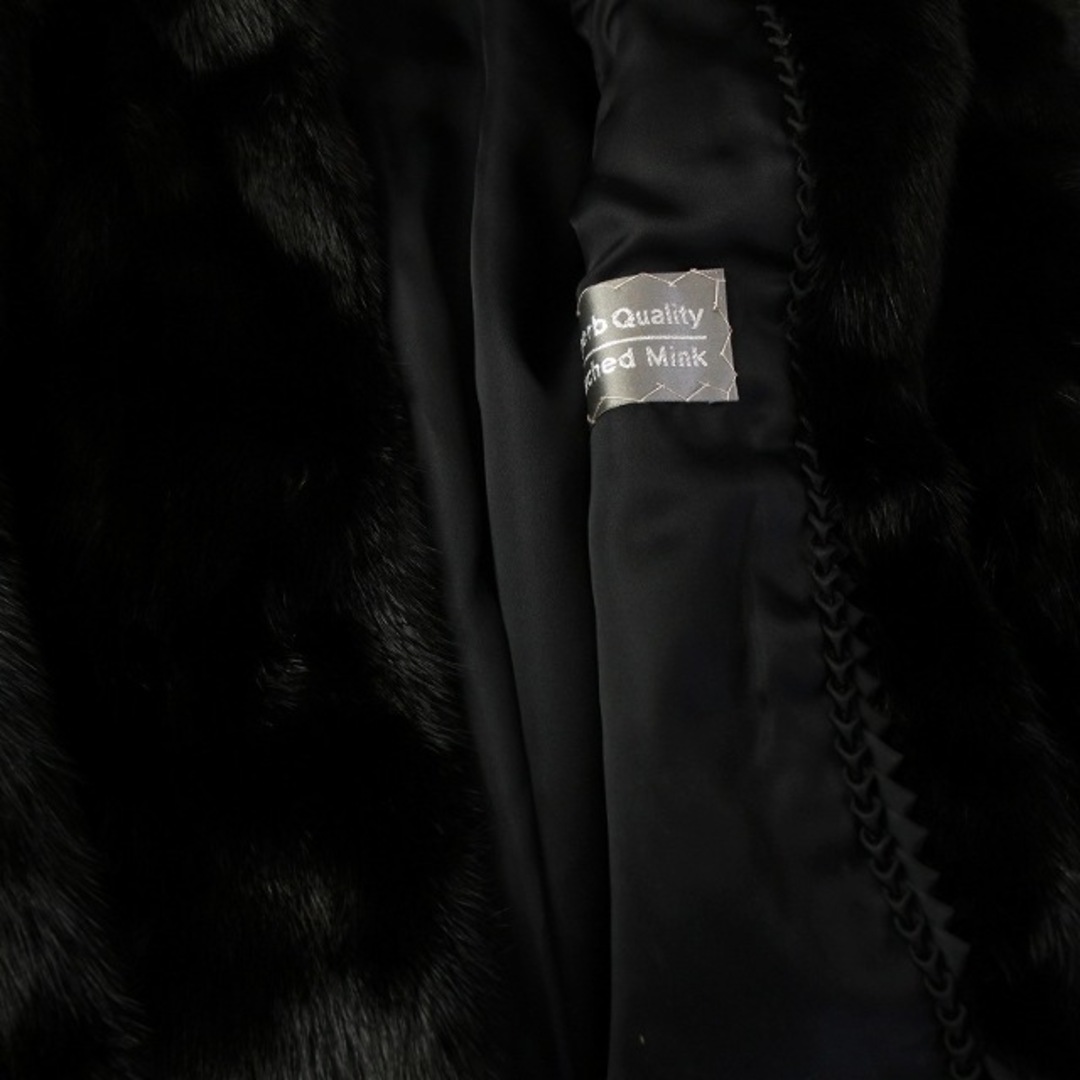 サガミンク 銀サガ ファーコート 毛皮 ダークミンクファー 15 XXL 黒 レディースのジャケット/アウター(毛皮/ファーコート)の商品写真