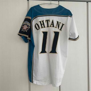 ホッカイドウニホンハムファイターズ(北海道日本ハムファイターズ)の大谷翔平　ユニフォーム　刺繍使用　日本ハムファイターズ　美品(応援グッズ)