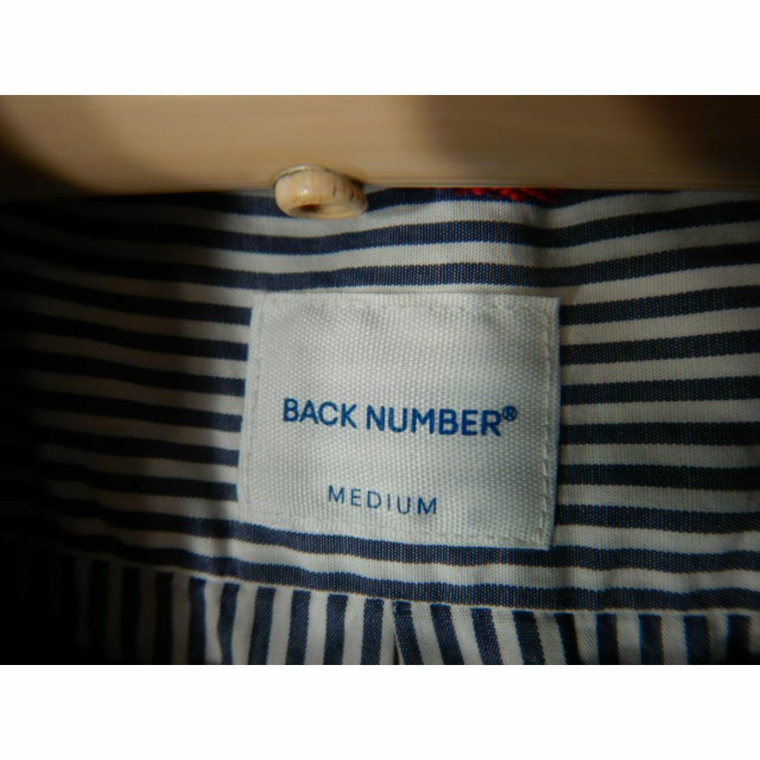 BACK NUMBER(バックナンバー)の8993　バックナンバー　半袖　切り替え　ストライプ　デザイン　BDシャツ メンズのトップス(シャツ)の商品写真