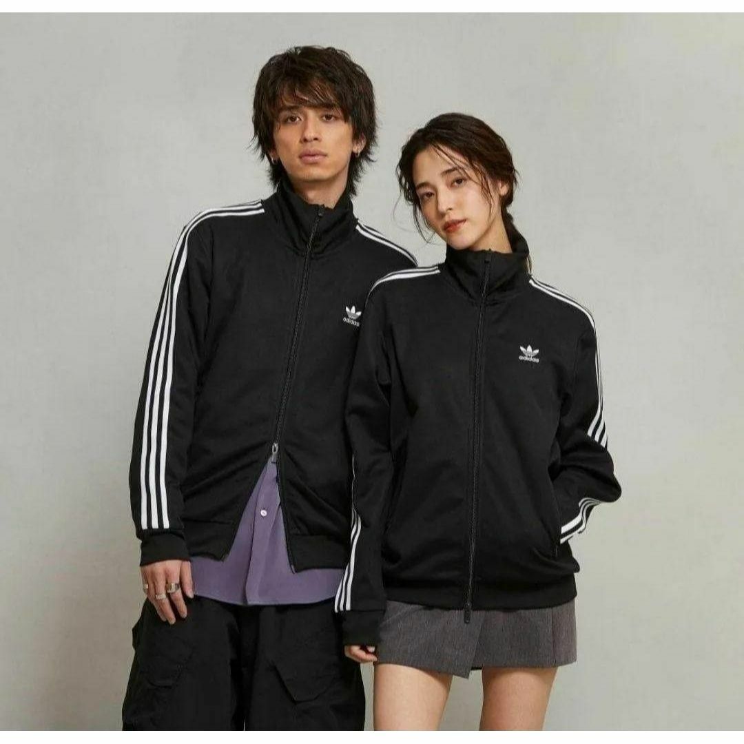 Originals（adidas）(オリジナルス)のアディダス 黒 ベッケンバウアー トラックジャケット ジャージ 立襟 メンズXO メンズのトップス(ジャージ)の商品写真