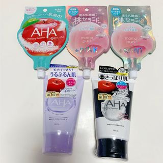 クレンジングリサーチ(CLEANSING RESEARCH)のAHA ウォッシュクレンジング  スクラブパック ももぷり パック(洗顔料)