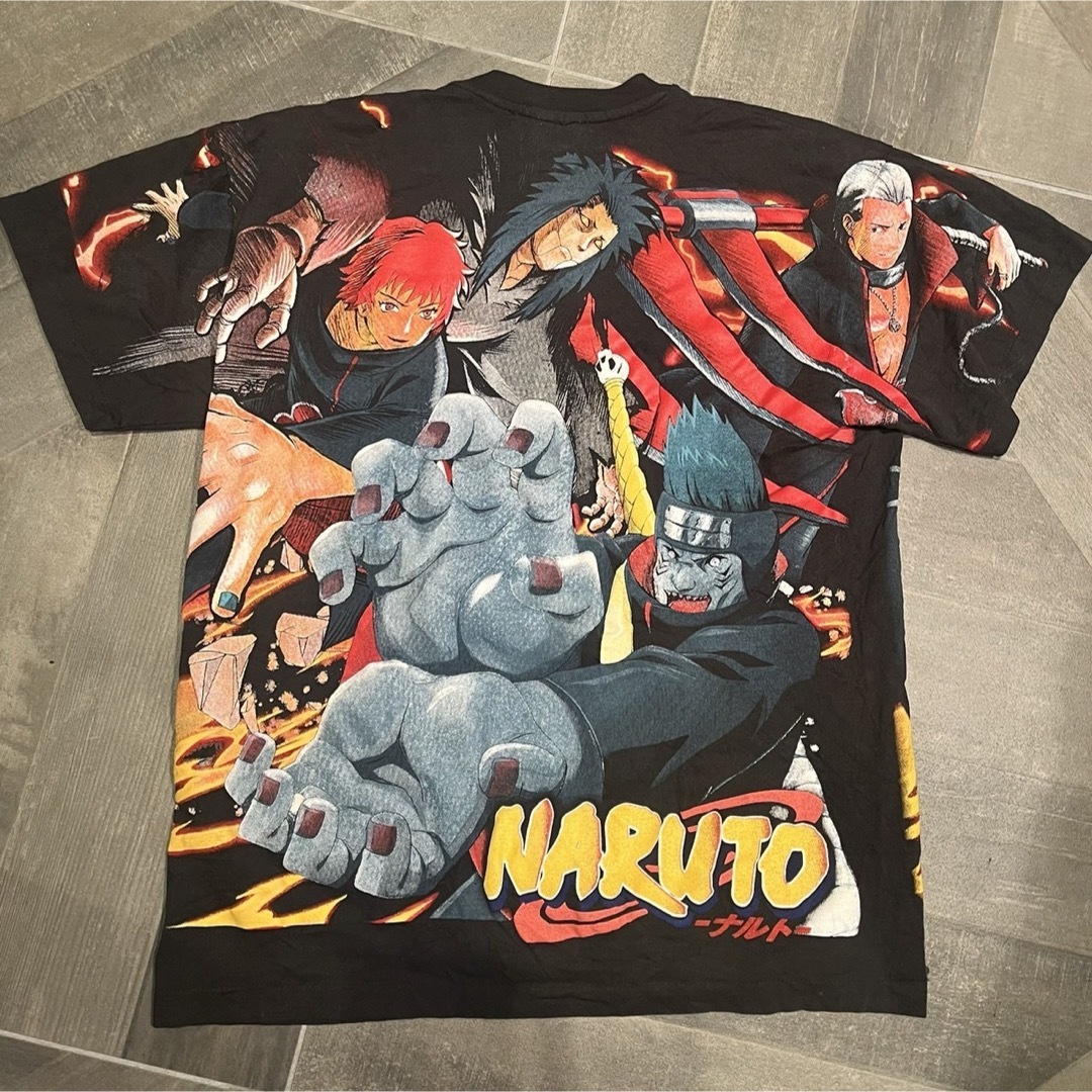 NARUTO ナルト 暁Tシャツ/アニメT/USED/古着 メンズのトップス(Tシャツ/カットソー(半袖/袖なし))の商品写真