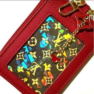 ルイヴィトン(LOUIS VUITTON)のミニ財布パスケース⭐LOUIS VUITTONモノグラムトランプ１枚　財布R30(パスケース/IDカードホルダー)