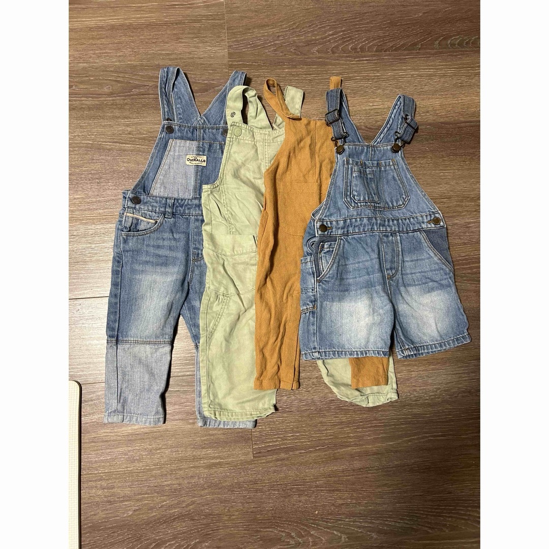 ZARA KIDS(ザラキッズ)のZARA baby オーバーオール　セット売り キッズ/ベビー/マタニティのベビー服(~85cm)(パンツ)の商品写真