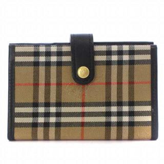 バーバリー(BURBERRY)のバーバリー システム手帳 カバー ノバチェック 5穴 キャンバス レザー(その他)