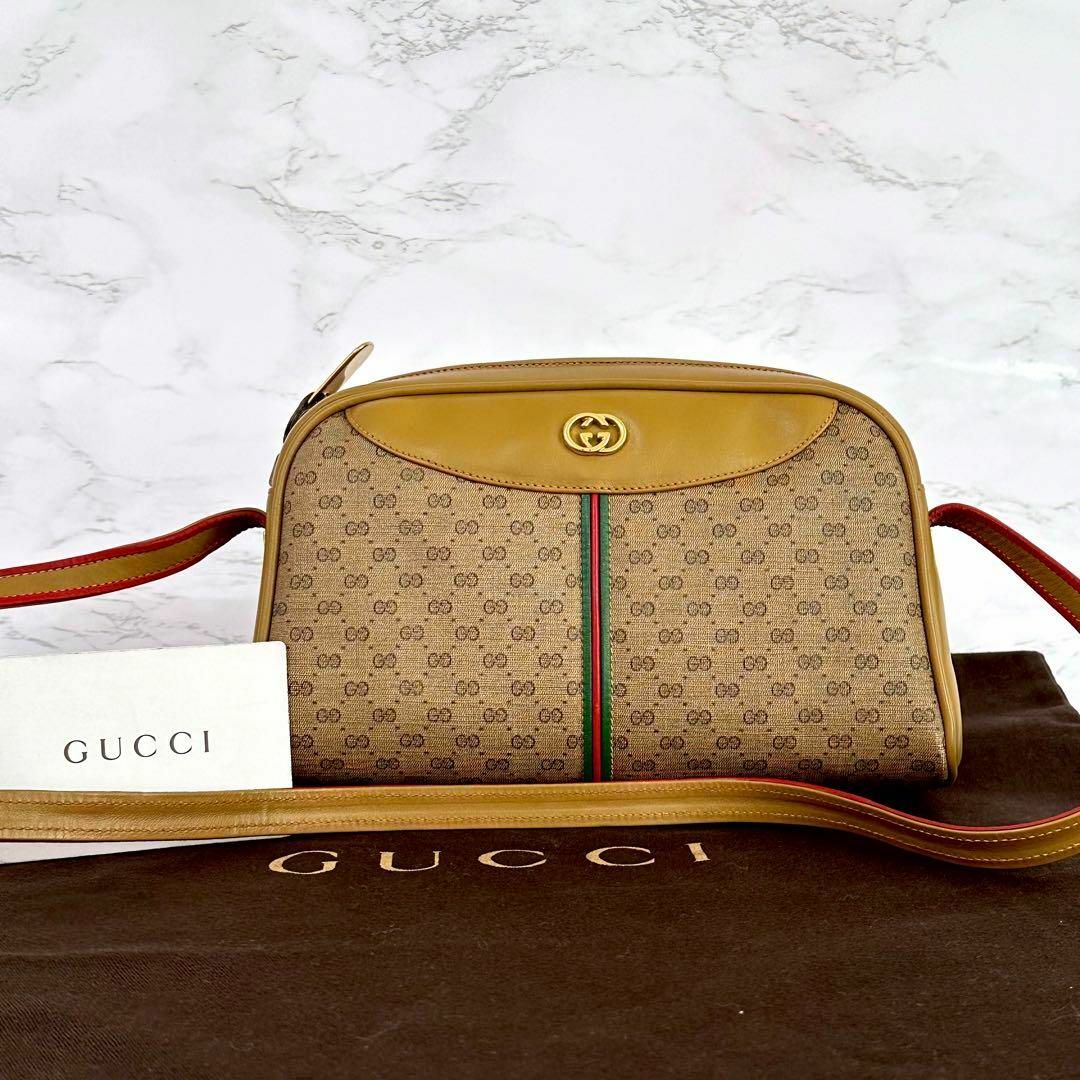 Gucci(グッチ)のグッチ オールドグッチ GUCCI ショルダーバッグ マイクロGG レザー レディースのバッグ(ショルダーバッグ)の商品写真