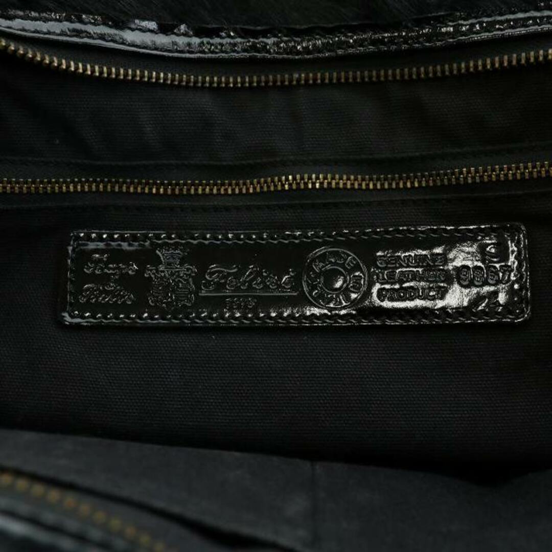 Felisi(フェリージ)のフェリージ ハンドバッグ トートバッグ ショルダーバッグ ハラコ 黒 レディースのバッグ(ハンドバッグ)の商品写真