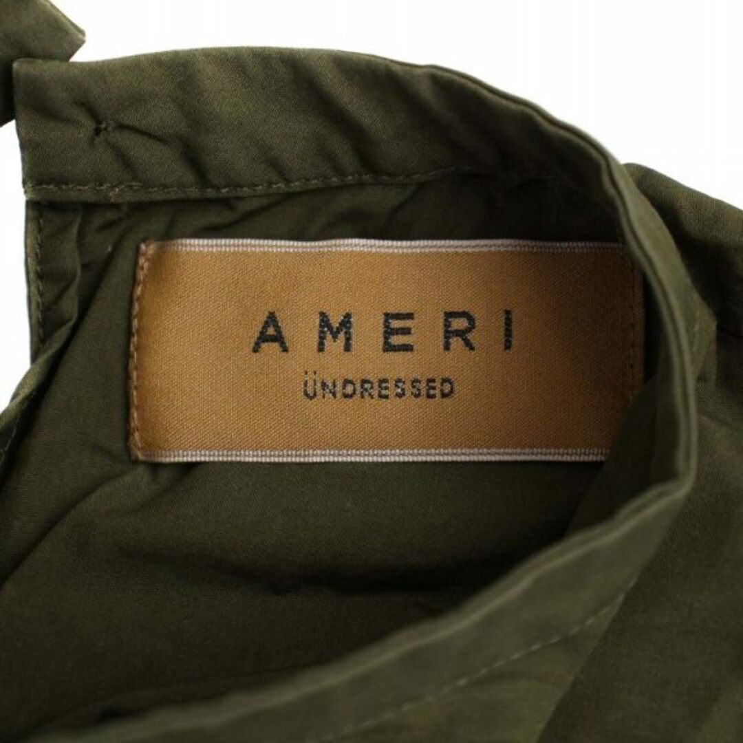 Ameri VINTAGE(アメリヴィンテージ)のアメリヴィンテージ シャツ ブラウス 長袖 ベスト付き F 緑 ベージュ レディースのトップス(シャツ/ブラウス(長袖/七分))の商品写真