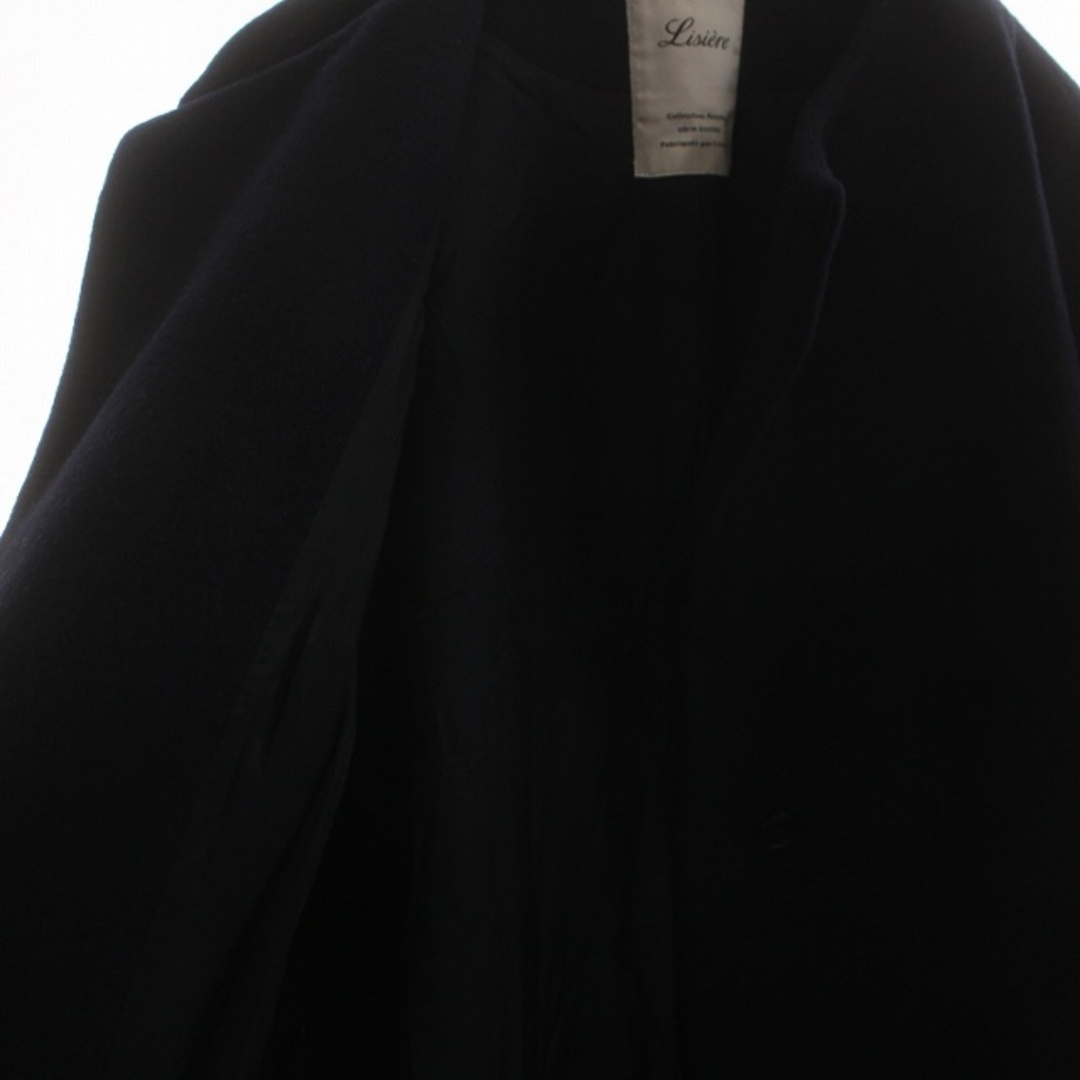 L'Appartement DEUXIEME CLASSE(アパルトモンドゥーズィエムクラス)のアパルトモン ドゥーズィエムクラス リジェール ノーカラーコート 34 XS 紺 レディースのジャケット/アウター(その他)の商品写真