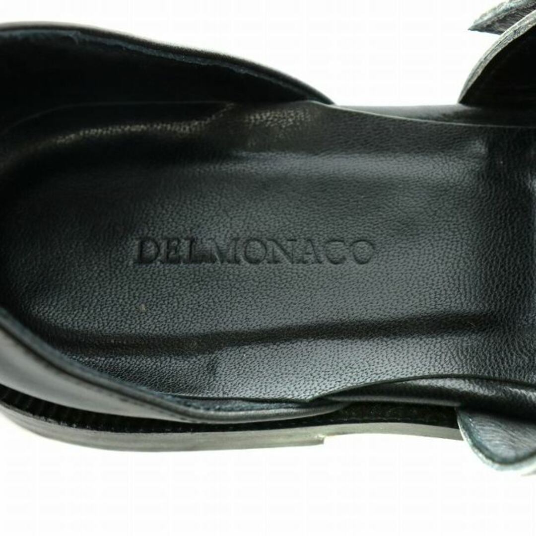 other(アザー)のデルモナコ DELMONACO パンプス ベルト 23.5cm 黒 レディースの靴/シューズ(ハイヒール/パンプス)の商品写真
