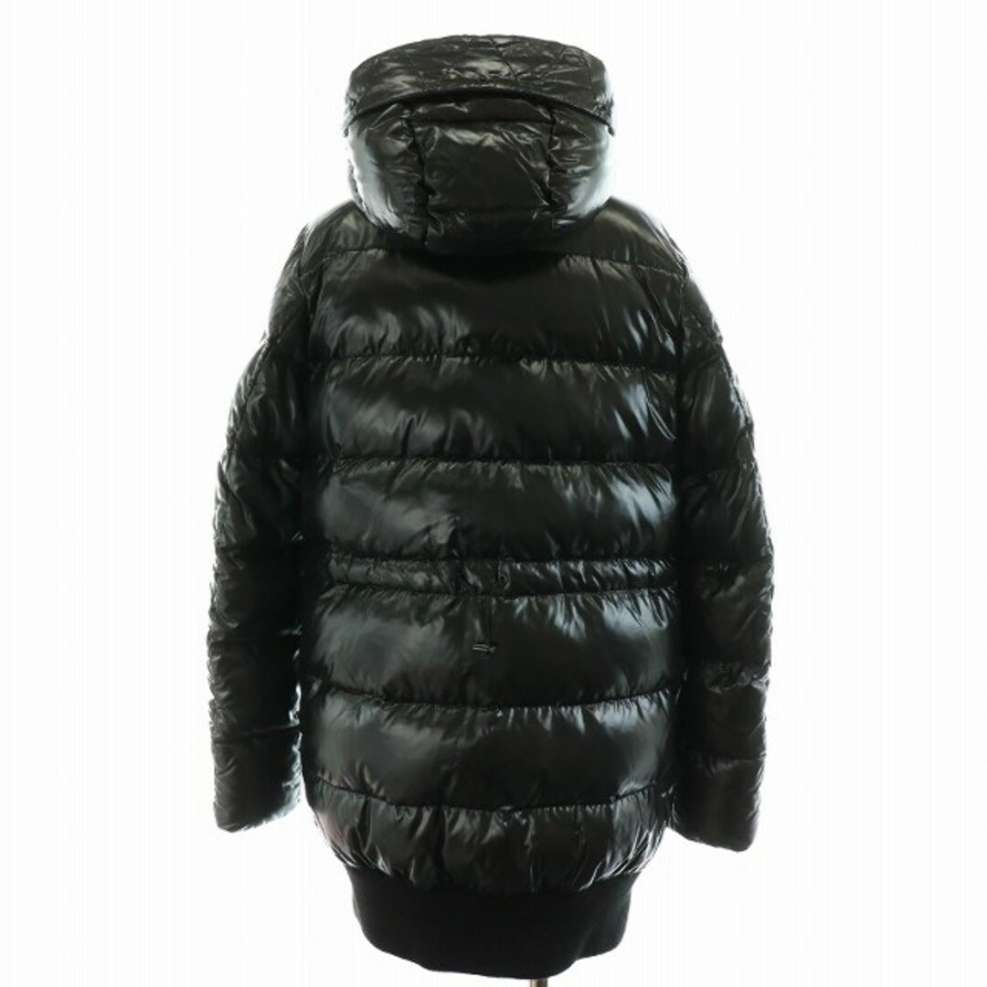 MONCLER(モンクレール)のモンクレール ロワール ダウンコート ロング丈 フード アウター 0 S 黒 レディースのジャケット/アウター(ダウンコート)の商品写真