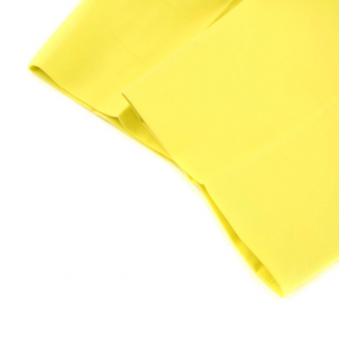 Drawer(ドゥロワー)のドゥロワー テーパードパンツ スラックス ジップフライ コットン 38 M 黄 レディースのパンツ(その他)の商品写真