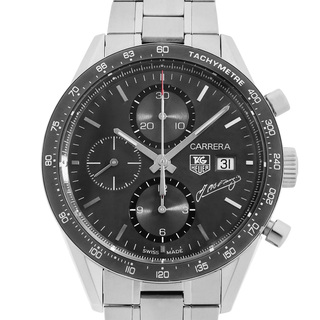 タグホイヤー(TAG Heuer)のタグホイヤー カレラ タキメーター クロノグラフ J.Mファンジオ CV201C.BA0786 メンズ 中古 腕時計(腕時計(アナログ))