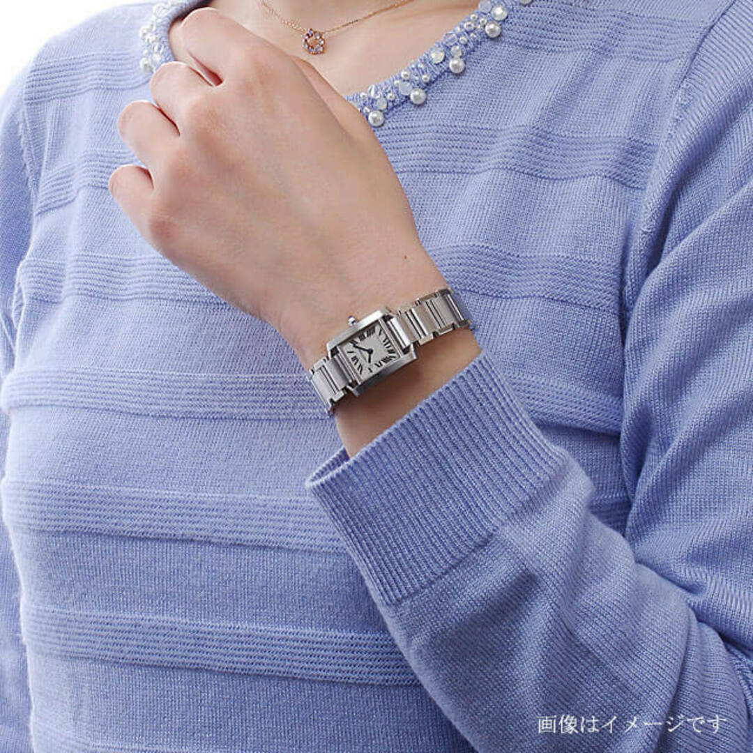Cartier(カルティエ)のカルティエ タンクフランセーズ SM W51008Q3 レディース 中古 腕時計 レディースのファッション小物(腕時計)の商品写真