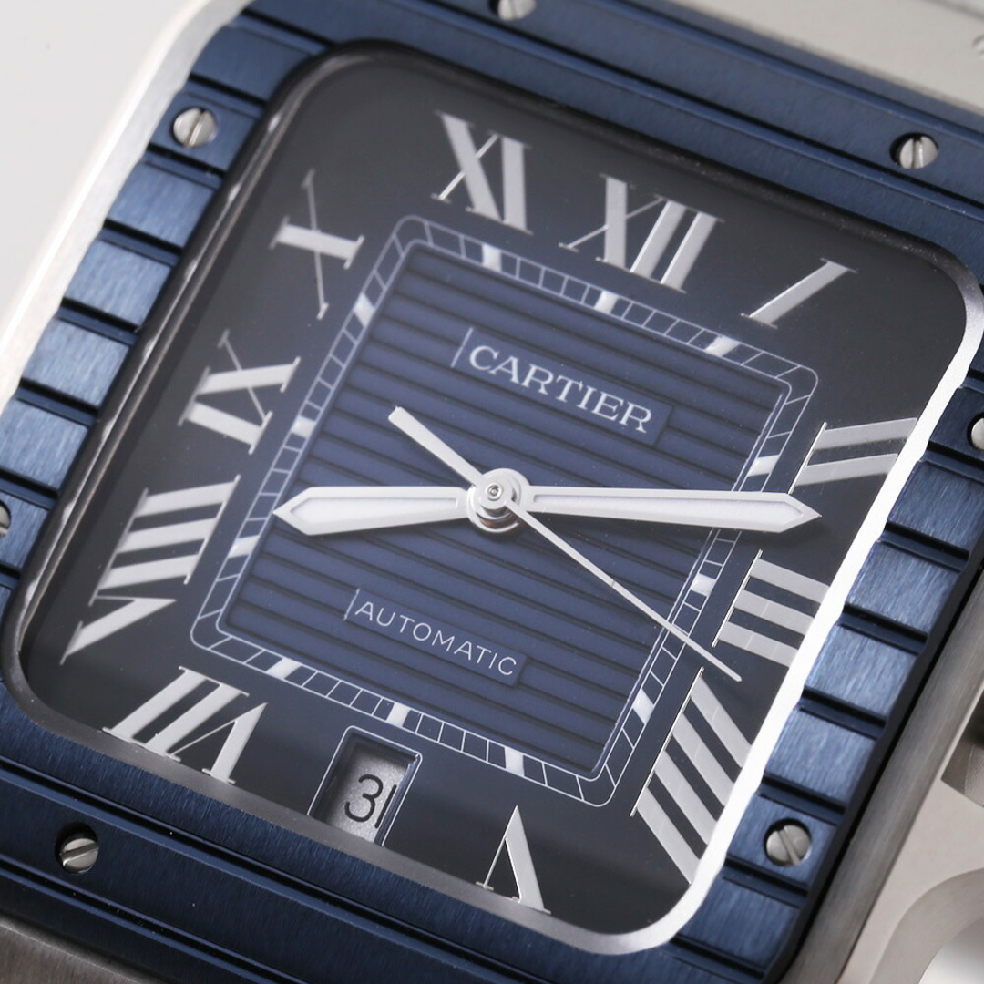Cartier(カルティエ)のカルティエ サントス ドゥ カルティエ LM WSSA0048 メンズ 中古 腕時計 メンズの時計(腕時計(アナログ))の商品写真