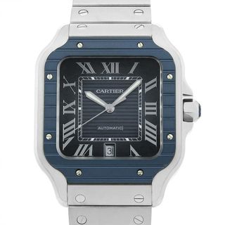 カルティエ(Cartier)のカルティエ サントス ドゥ カルティエ LM WSSA0048 メンズ 中古 腕時計(腕時計(アナログ))