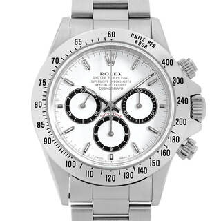 ロレックス(ROLEX)のロレックス デイトナ 16520 ホワイト シングルバックル L番 メンズ 中古 腕時計(腕時計(アナログ))