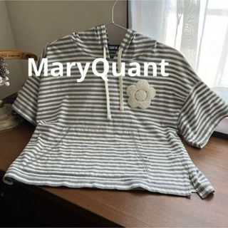 MARY QUANT - マリークワント Tシャツ フード付き ボーダー