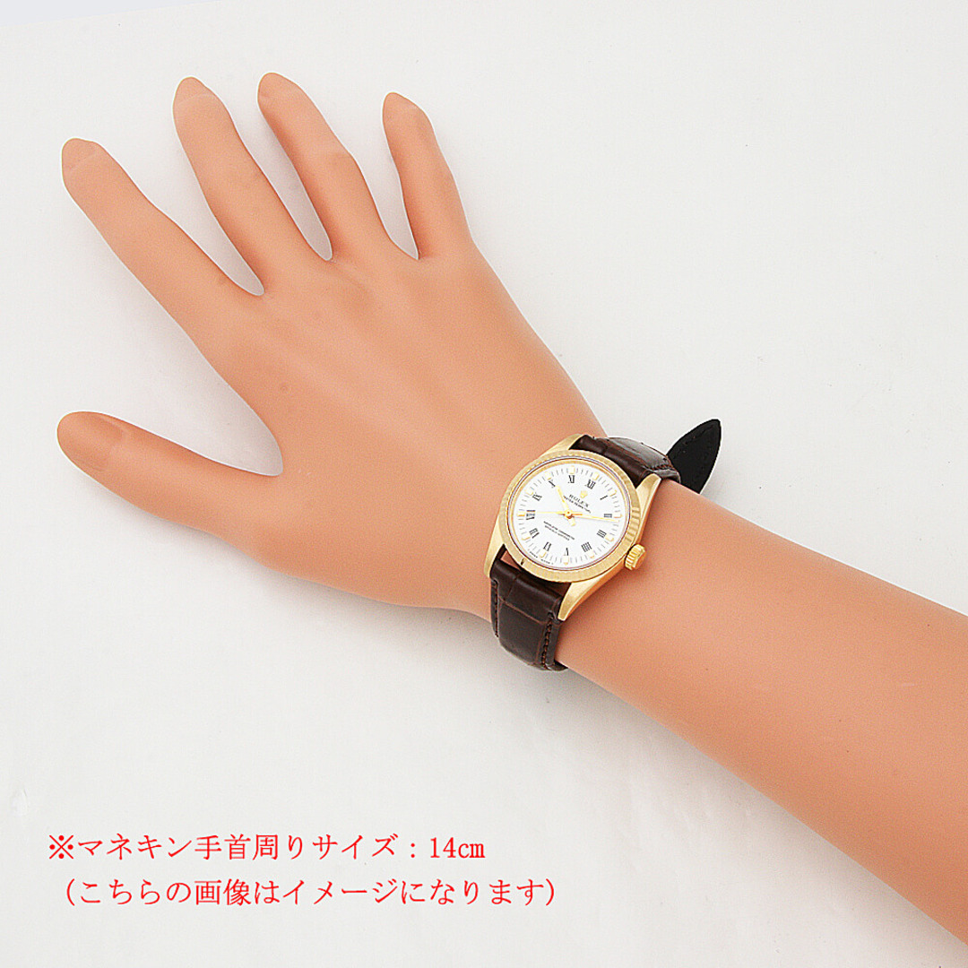 ROLEX(ロレックス)のロレックス オイスターパーペチュアル 67518 ホワイト ローマ L番 ボーイズ(ユニセックス) 中古 腕時計 メンズの時計(腕時計(アナログ))の商品写真