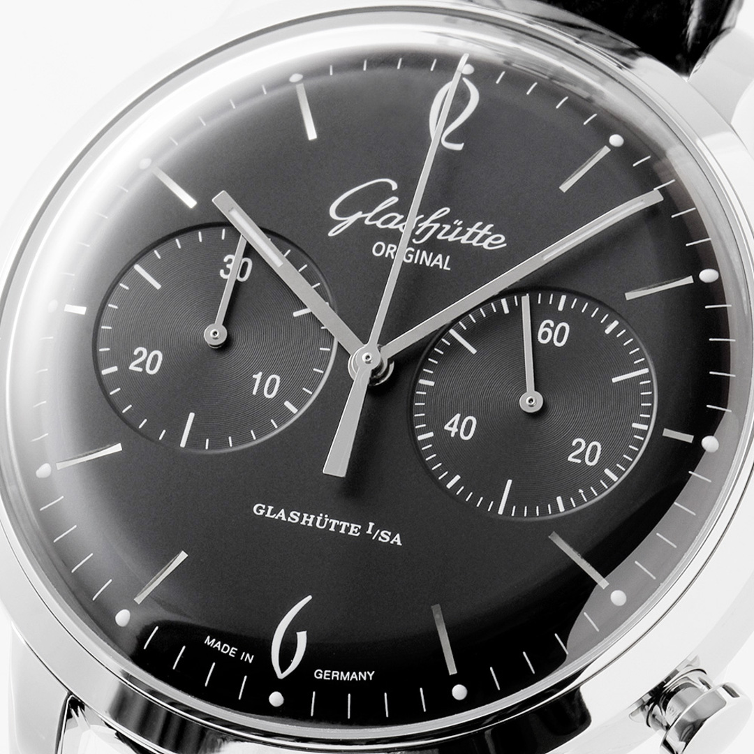 Glashutte Original(グラスヒュッテオリジナル)のグラスヒュッテオリジナル シックスティーズ・クロノグラフ 39-34-02-22-04 メンズ 中古 腕時計 メンズの時計(腕時計(アナログ))の商品写真