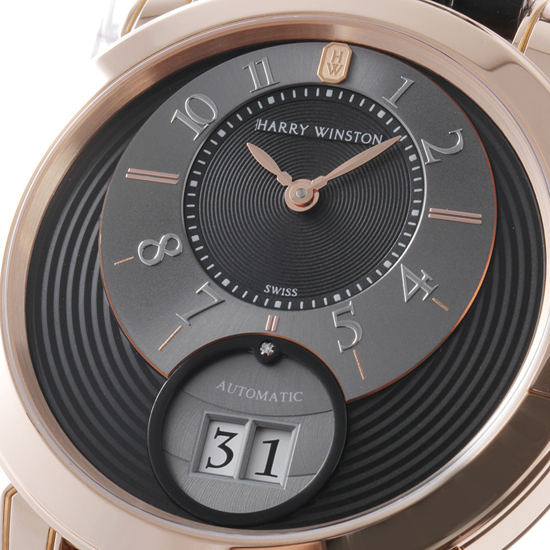 HARRY WINSTON(ハリーウィンストン)のハリーウィンストン ミッドナイト ビッグデイト 450/MABD42RLK メンズ 中古 腕時計 メンズの時計(腕時計(アナログ))の商品写真