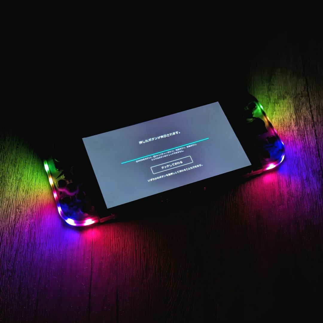 Nintendo Switch(ニンテンドースイッチ)の【新品】Joy-Con 連射 LED ジョイコン ブラック ゴールド エンタメ/ホビーのゲームソフト/ゲーム機本体(家庭用ゲーム機本体)の商品写真
