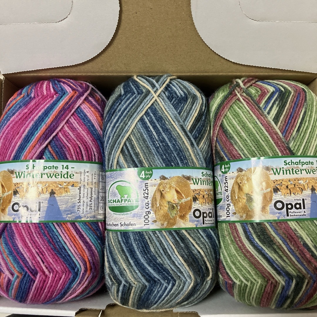 opal 毛糸 シャープパーテ14 セット Schafpate14 4-fach ハンドメイドの素材/材料(生地/糸)の商品写真