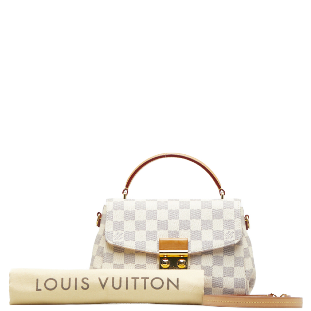 LOUIS VUITTON(ルイヴィトン)のルイ ヴィトン ダミエ アズール クロワゼット ハンドバッグ ショルダーバッグ 2WAY N41581 PVC レディース LOUIS VUITTON 【1-0103822】 レディースのバッグ(ハンドバッグ)の商品写真