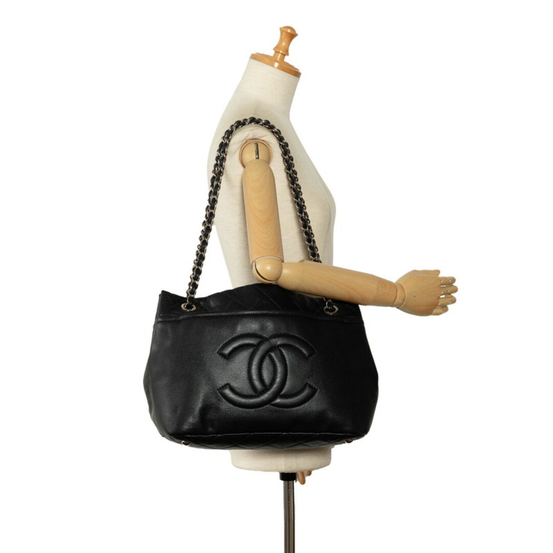 CHANEL(シャネル)のシャネル マトラッセ ココマーク チェーン ショルダーバッグ トートバッグ レザー レディース CHANEL 【1-0147515】 レディースのバッグ(ショルダーバッグ)の商品写真