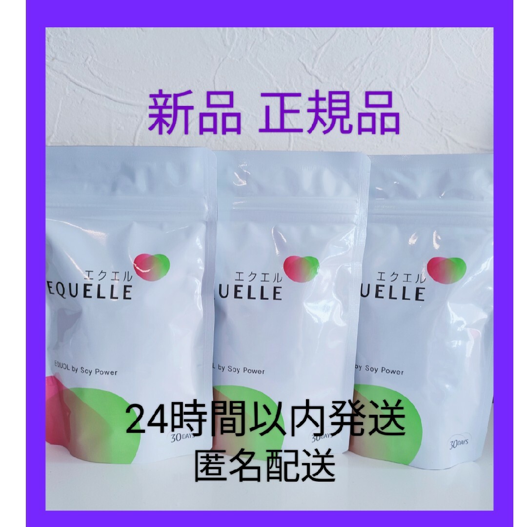 大塚製薬(オオツカセイヤク)の大塚製薬 エクエル パウチ 120粒30日分 ×3袋 食品/飲料/酒の健康食品(ビタミン)の商品写真