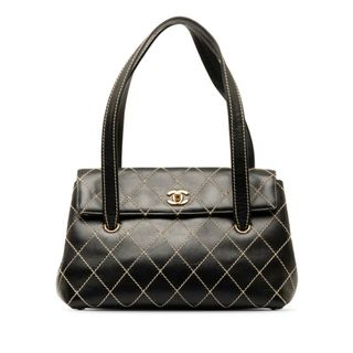 シャネル(CHANEL)のシャネル ワイルドステッチ ココマーク ハンドバッグ ショルダーバッグ レザー レディース CHANEL 【1-0148598】(ショルダーバッグ)