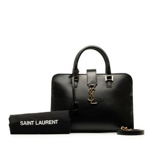 サンローラン(Saint Laurent)のサンローラン モノグラム ベイビーカバス ハンドバッグ ショルダーバッグ 2WAY 472469 レザー レディース SAINT LAURENT 【1-0148655】(ショルダーバッグ)