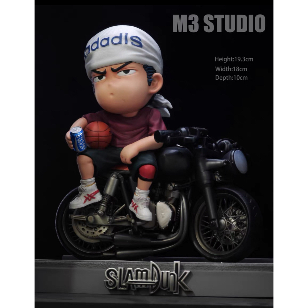 スラムダンク 三井寿 バイク M3 ガレージキット フィギュア スラムダンク 三井寿 バイク M3 ガレージキット フィギュア