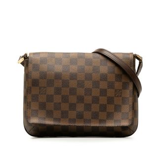 ルイヴィトン(LOUIS VUITTON)のルイ ヴィトン ダミエ ミュゼット タンゴ ショート 斜め掛け ショルダーバッグ N51255 PVC レディース LOUIS VUITTON 【1-0149313】(ショルダーバッグ)