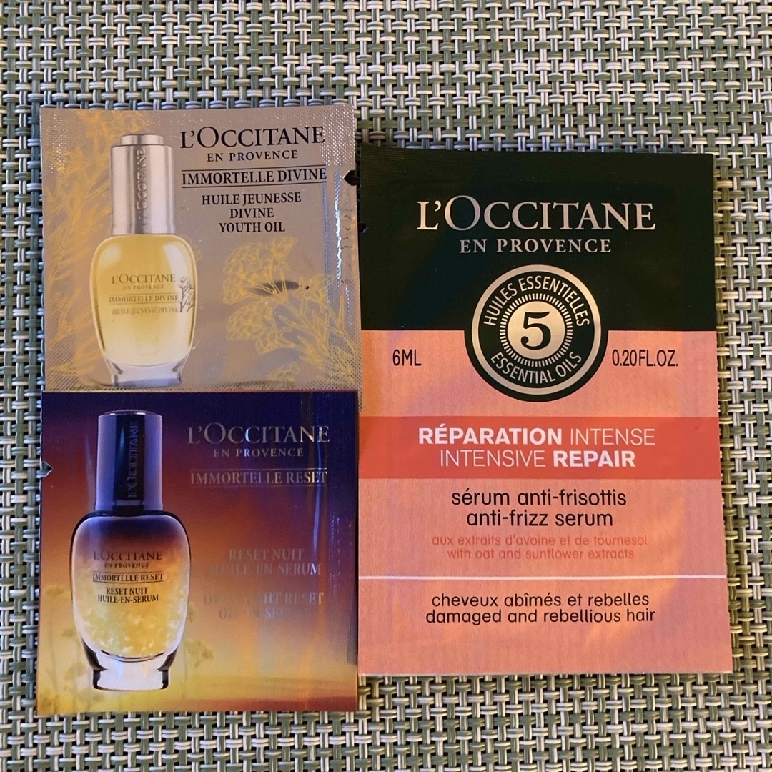 L'OCCITANE(ロクシタン)のロクシタン　イモーテル　ファイブハーブス　サンプルセット コスメ/美容のキット/セット(サンプル/トライアルキット)の商品写真