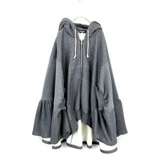 ジュンヤワタナベ(JUNYA WATANABE)のジュンヤワタナベ 23AW 裏起毛ジップアップ パーカー ジャケット グレーM(パーカー)