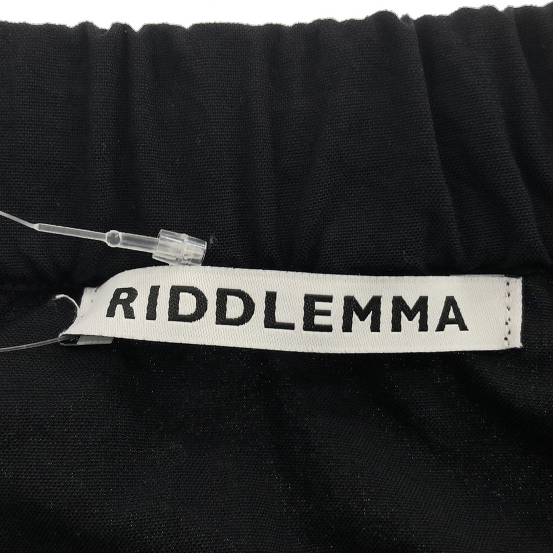 riddlemma リドレマ Three legs pants スリーレッグナイロンパンツ  ブラック 1 レディースのパンツ(その他)の商品写真