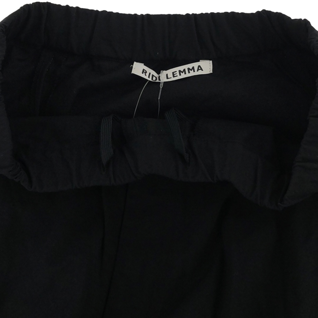 riddlemma リドレマ Three legs pants スリーレッグナイロンパンツ  ブラック 1 レディースのパンツ(その他)の商品写真