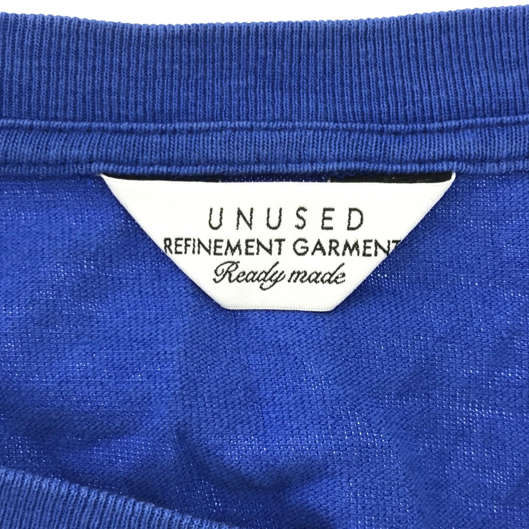 UNUSED(アンユーズド)のUNUSED アンユーズド 18SS L/S pocket tee ロングスリーブポケットカットソー US1369 ブルー 4 メンズのトップス(Tシャツ/カットソー(七分/長袖))の商品写真