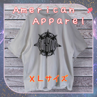 アメリカンアパレル(American Apparel)の海外古着　Americanapparel　XL　LLサイズ　美品⑲(Tシャツ/カットソー(半袖/袖なし))