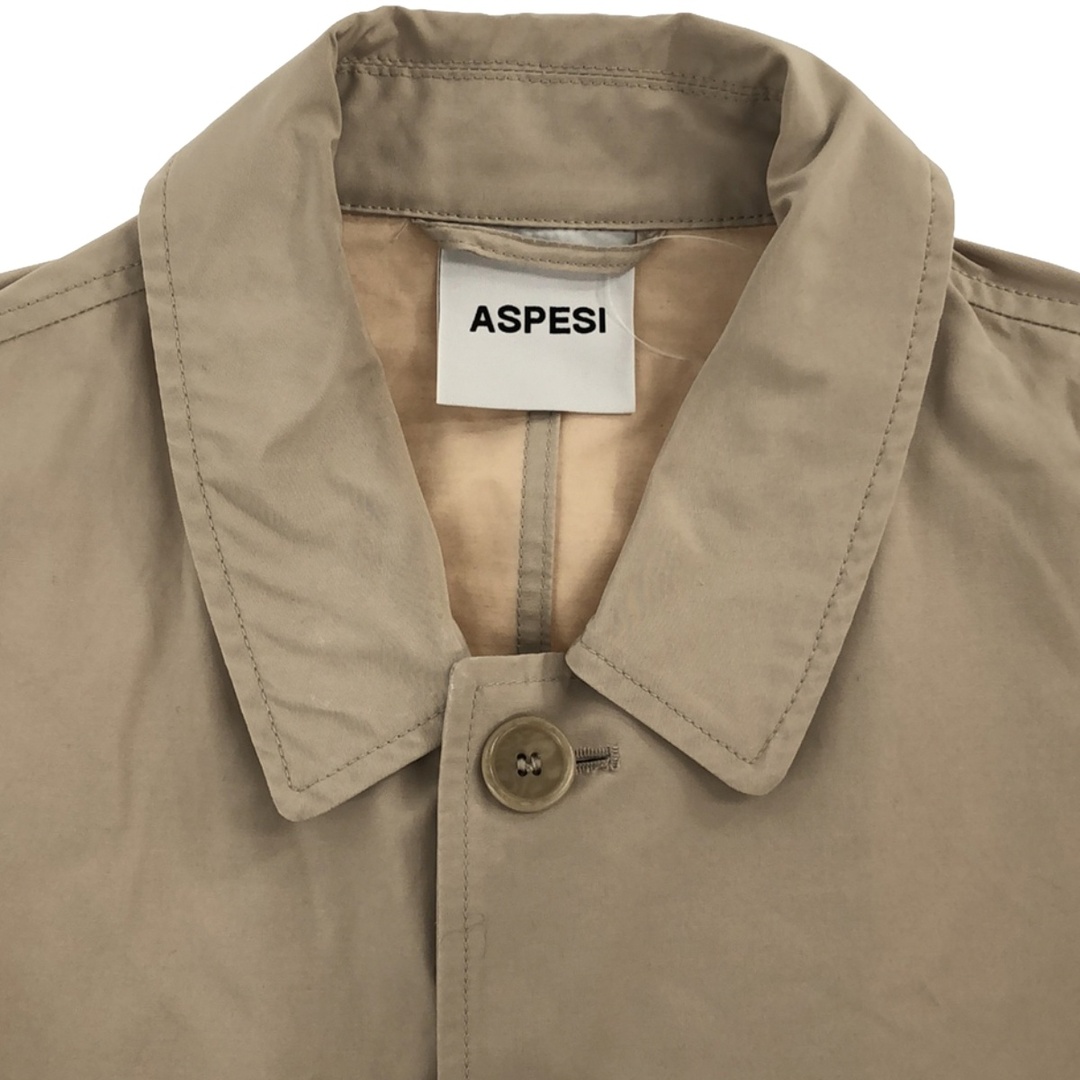ASPESI(アスペジ)のASPESI アスペジ LEMON ステンカラーコート  ベージュ系 L メンズのジャケット/アウター(その他)の商品写真