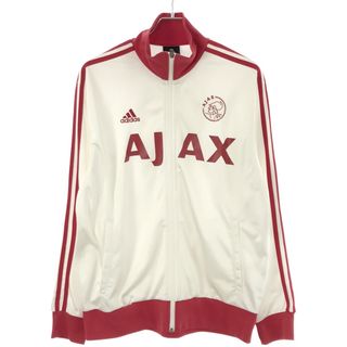 アディダス(adidas)のadidas アディダス AJAX プリントトラックジャケット JD1036 ホワイト×レッド M(その他)